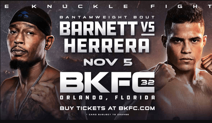 BKFC 32: Reginald Barnett vs Geane Herrera Full Fight Replays Nov 5, 2022