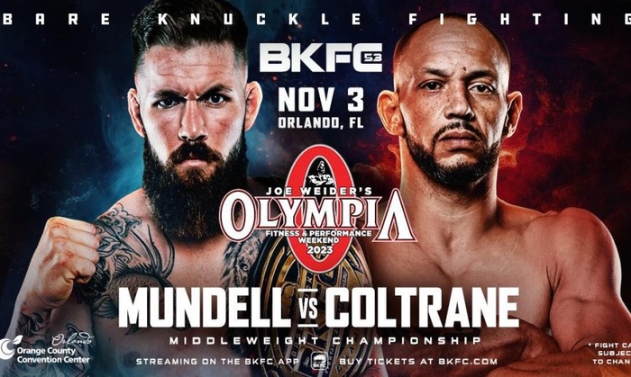 BKFC 53 ORLANDO Mundell vs Coltrane Full Fight Replays November 3, 2023
