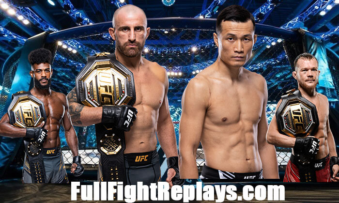 UFC 273 Alexander Volkanovski vs Chan Sung Jung The Korean Zombie Full Fight Replays Apr 9, 2022