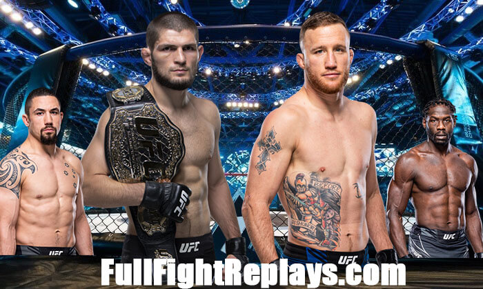 UFC 254 Khabib Nurmagomedov vs Justin Gaethje Oct 24, 2020 Full Fight Replays UFC