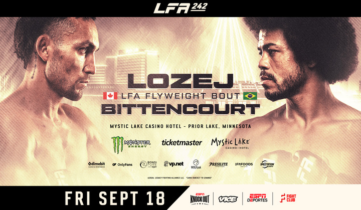 LFA 242: Lozej vs. Bittencourt...